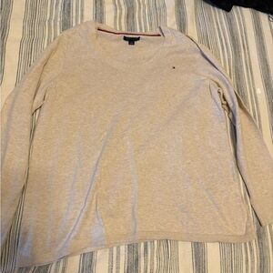 Unused TOMMY HILFIGER Cream-colored Crewneck Sweater